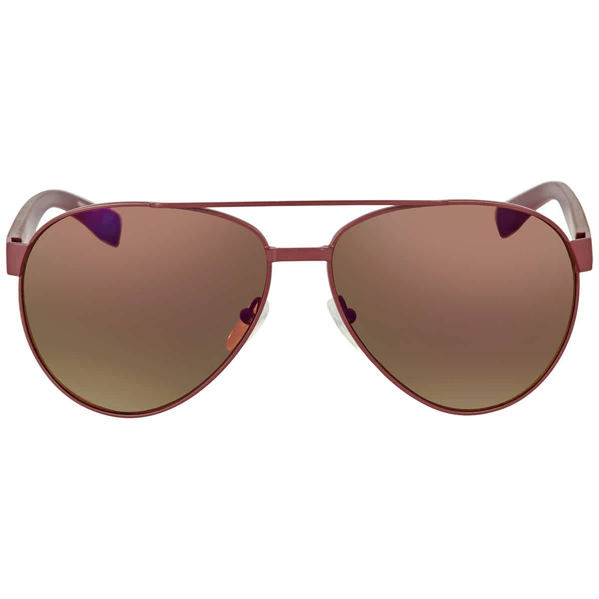 Lacoste Brown Pilot Unisex Sunglasses L185S 615 60