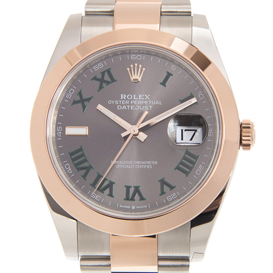 Rolex Datejust 41 Automatic Chronometer Grey Dial Mens Watch 1263010015