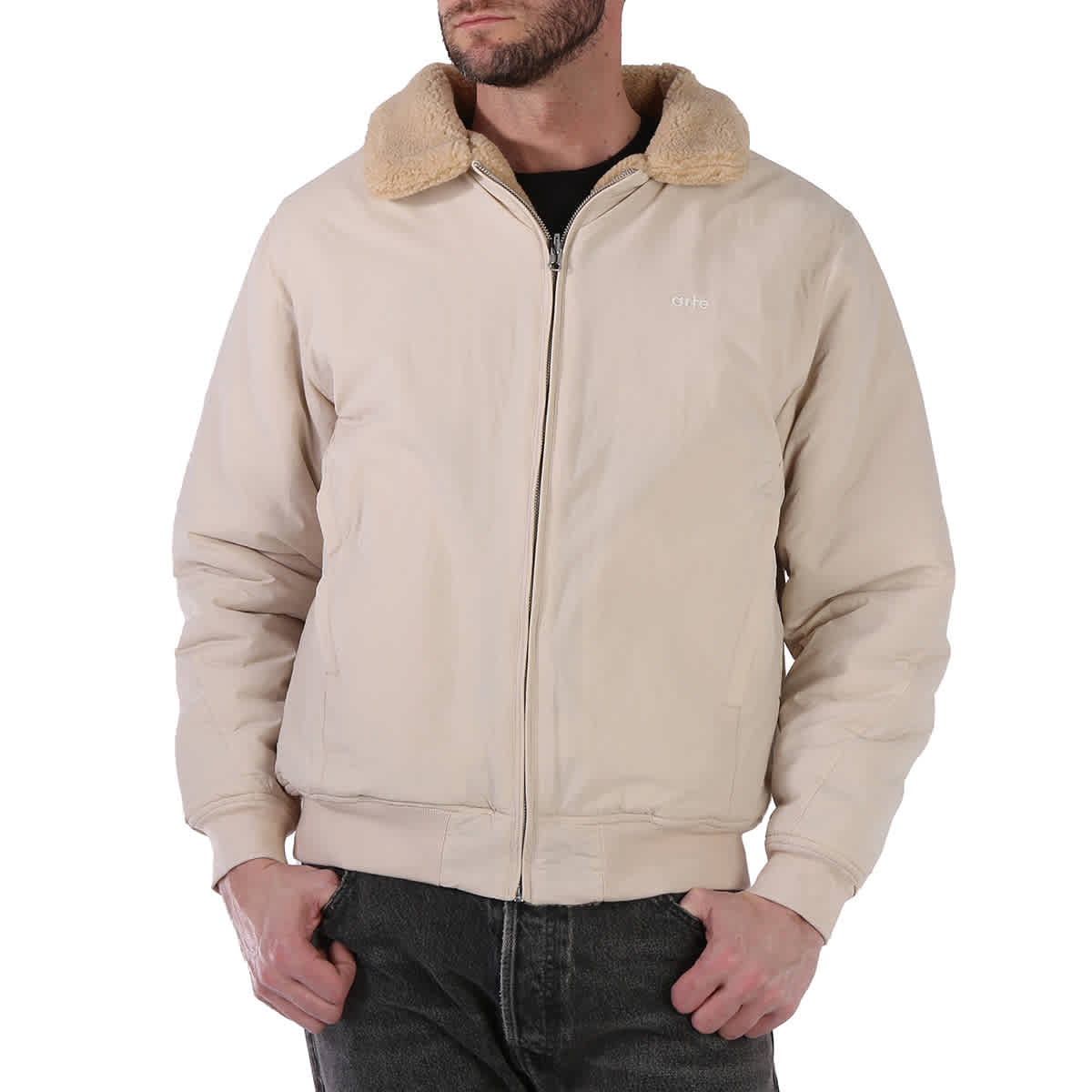 Arte Antwerp Men's Cream Jake Reversible Jacket