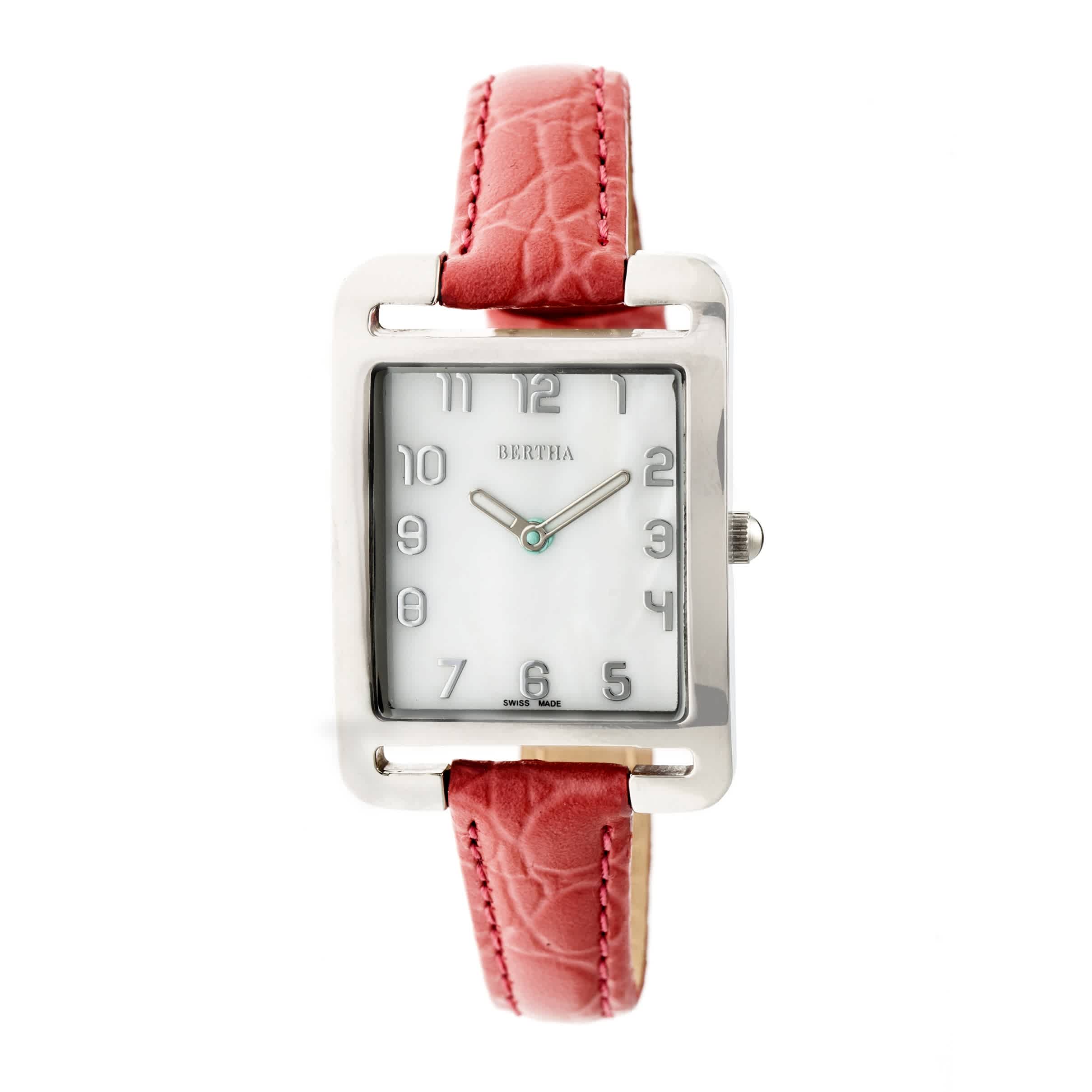 Bertha Marisol White Mother of Pearl Dial Ladies Watch BR6902