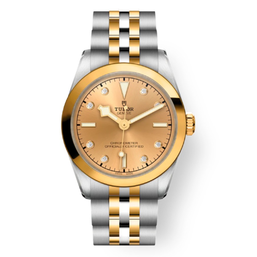 Tudor Black Bay Automatic Diamond Champagne Dial Ladies Watch M79603-0008 6900$