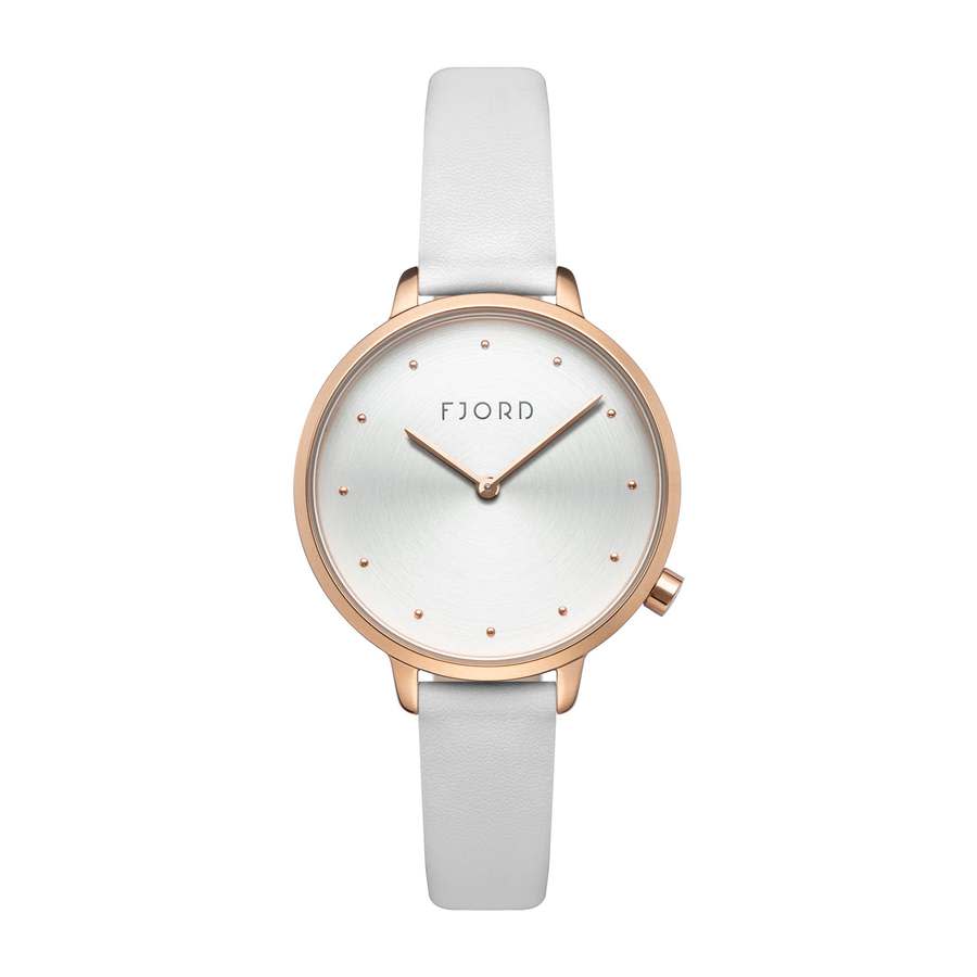 Fjord Gyda White Dial Ladies Watch FJ-6060-05