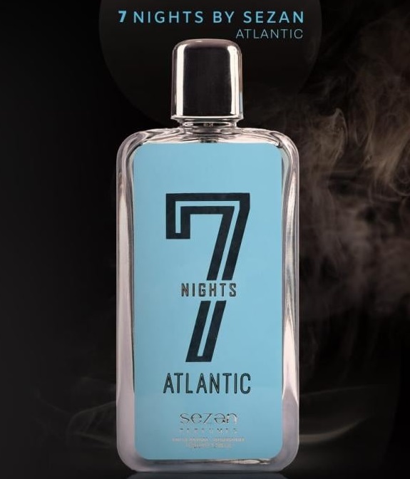 Sezan Mens 7 Nights Atlantic EDP Spray 35 oz Fragrances 6294831648690 30$