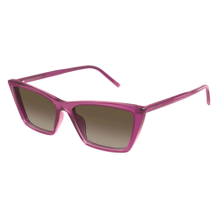 Saint Laurent Ladies Black Square Sunglasses SL737MICATHIN 006