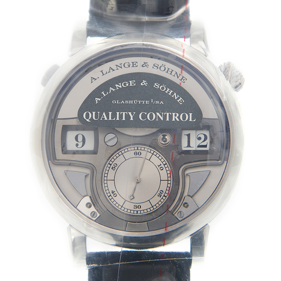 A. Lange and Sohne Zeitwerk Minute Repeater Platinum Mens Watch 147.025
