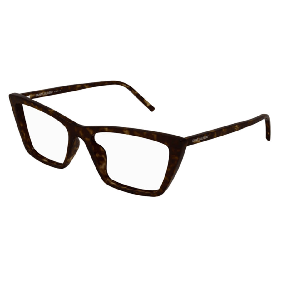 Saint Laurent SL 737 MICA THIN OPT 002 Women’s Glasses Tortoiseshell Size 54 - Free Lenses - Blue Light Block Available