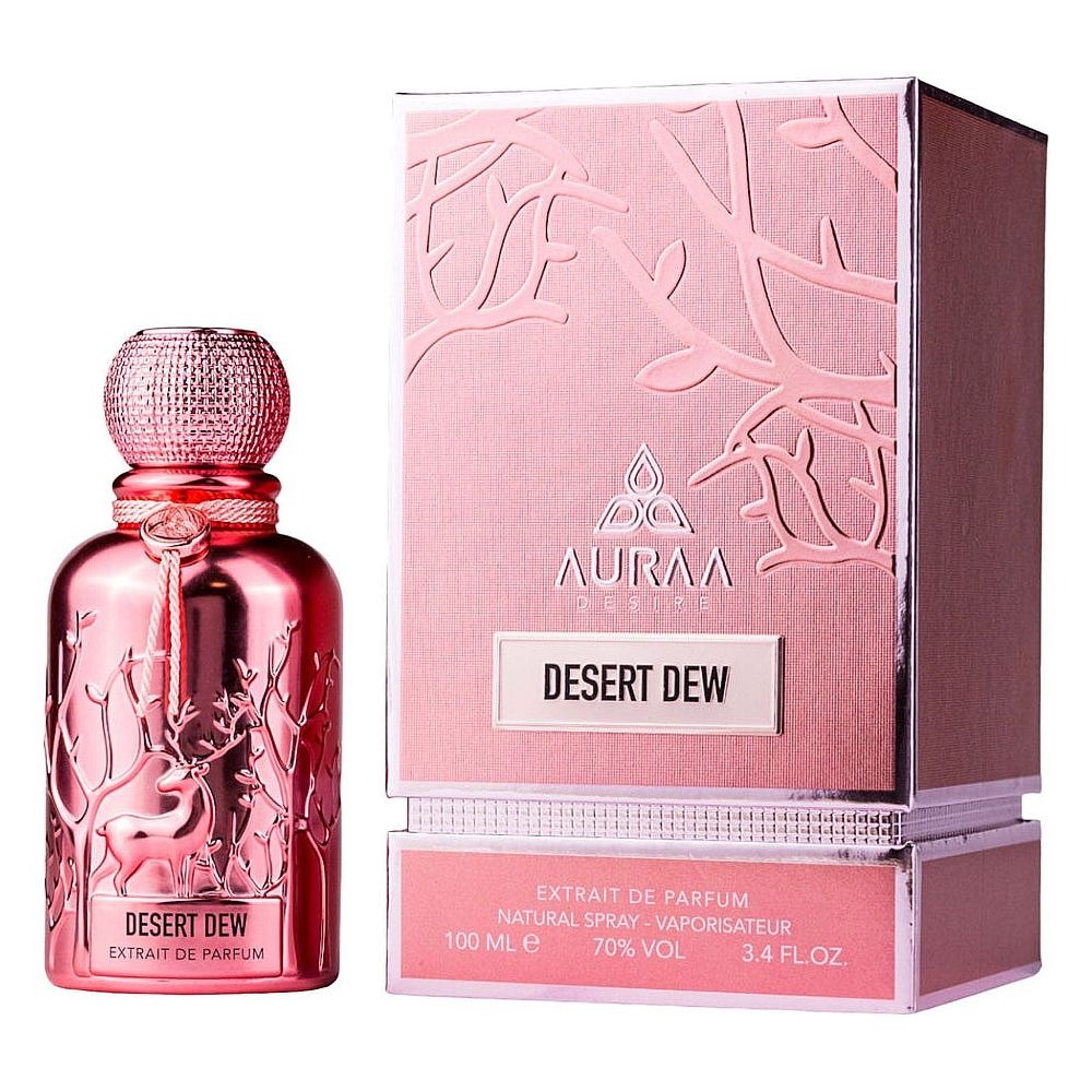 Auraa Desire Unisex Desert Dew Extrait de Parfum Spray 3.4 oz Fragrances 6290360832388
