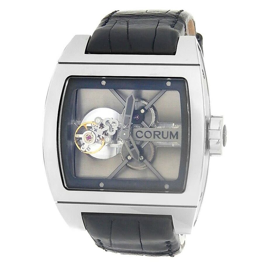 Pre-owned Corum Ti-Bridge Transparent Dial Mens Watch 02270004-0F01 0000 14870$