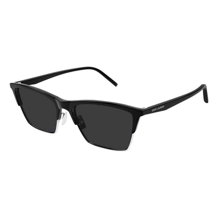 Saint Laurent Ladies Black Square Sunglasses SL767 002