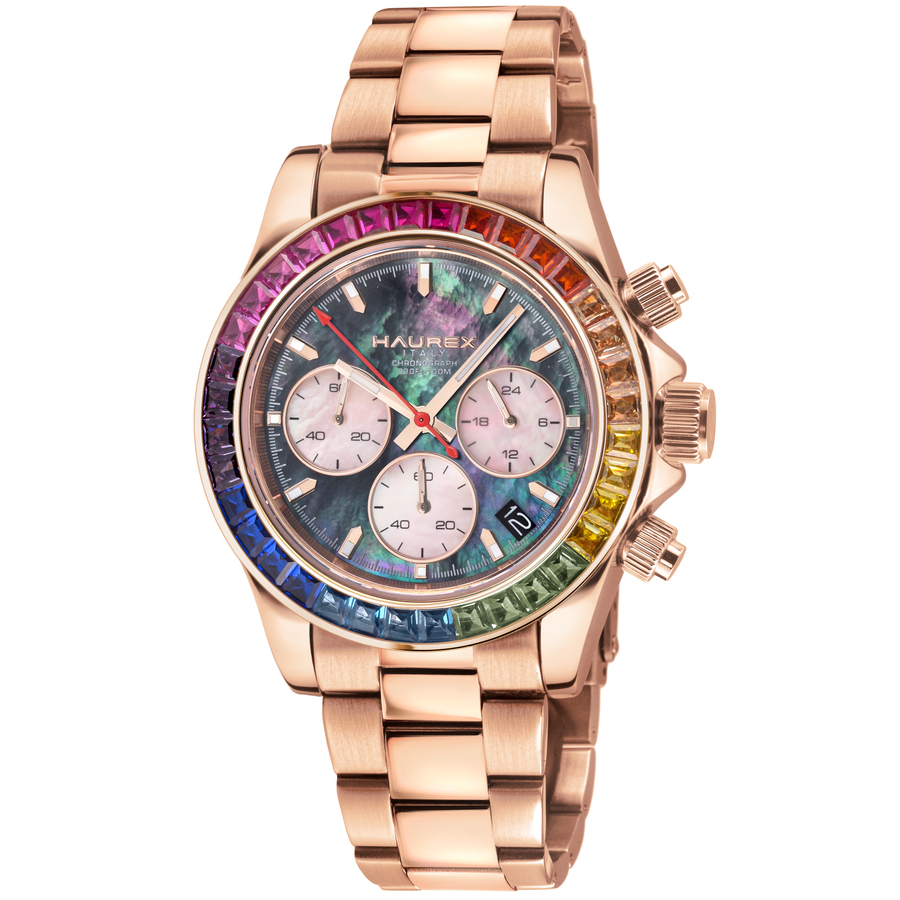Haurex Italy Acrobaleno Mother of Pearl Dial Mens Watch 4R515UBC
