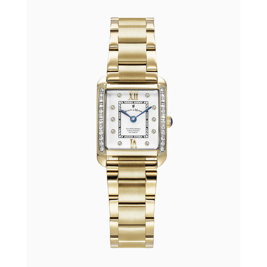 Jacques Du Manoir Emily Diamond White Dial Ladies Watch JWL05502