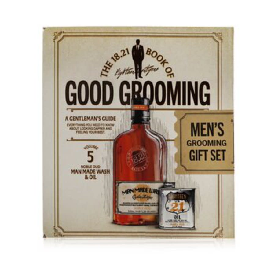 18.21 Man Made Mens Book of Good Grooming Volume 5 Gift Set Sets 860004542797
