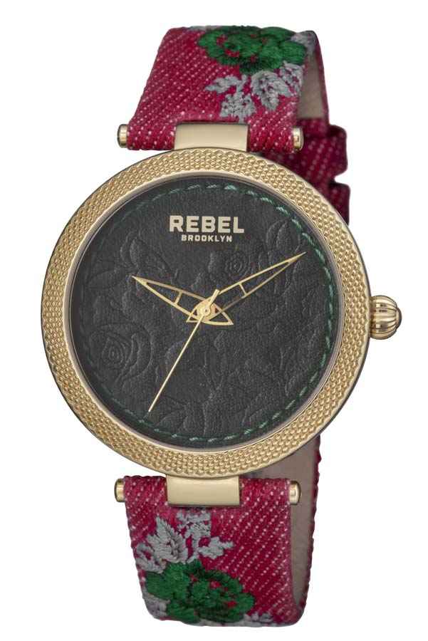 Rebel Carroll Gardens Green Dial Ladies Watch RB112-9061 138$