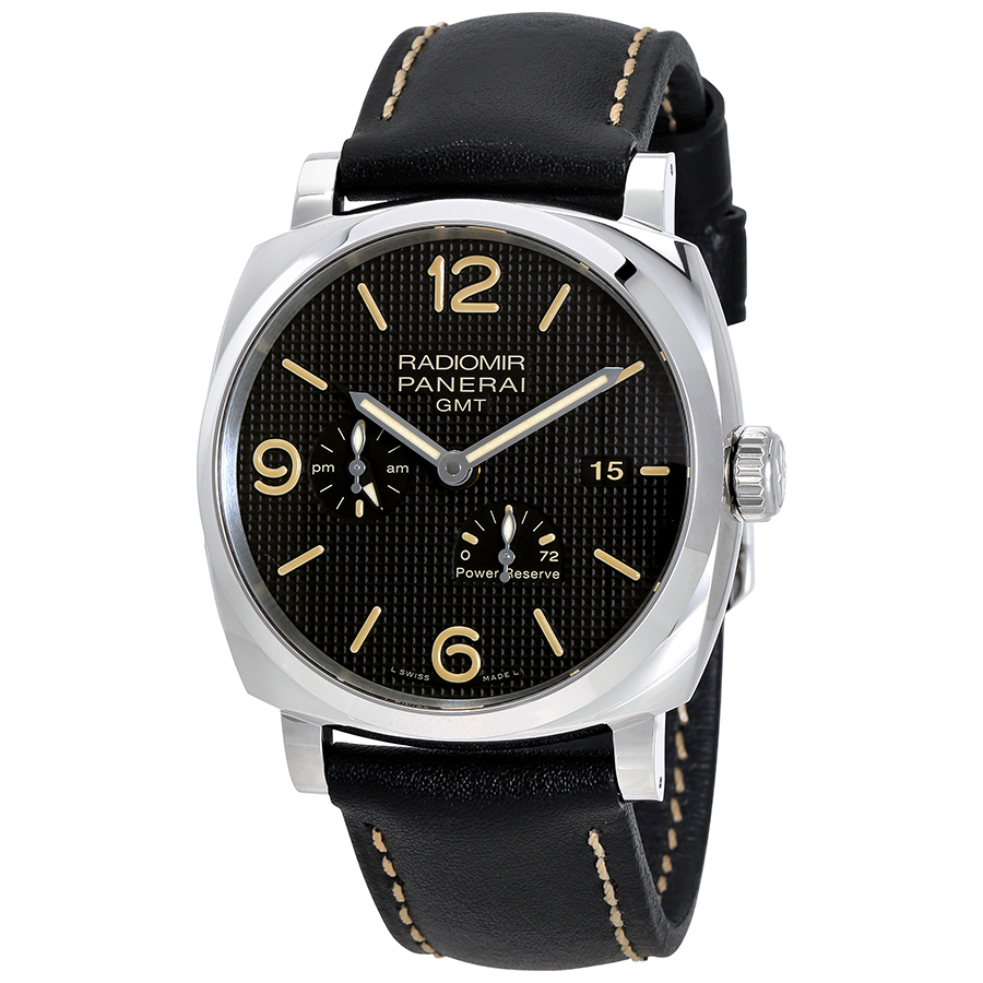 Pre-owned Panerai Radiomir 1940 GMT Automatic Black Dial Mens Watch PAM00628 6495$