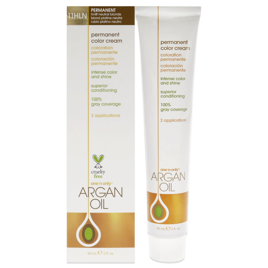 One n Only Argan Oil Permanent Color Cream 3 oz 11HLN Hi-Lift Neutral Blonde Hair Care 840061000324