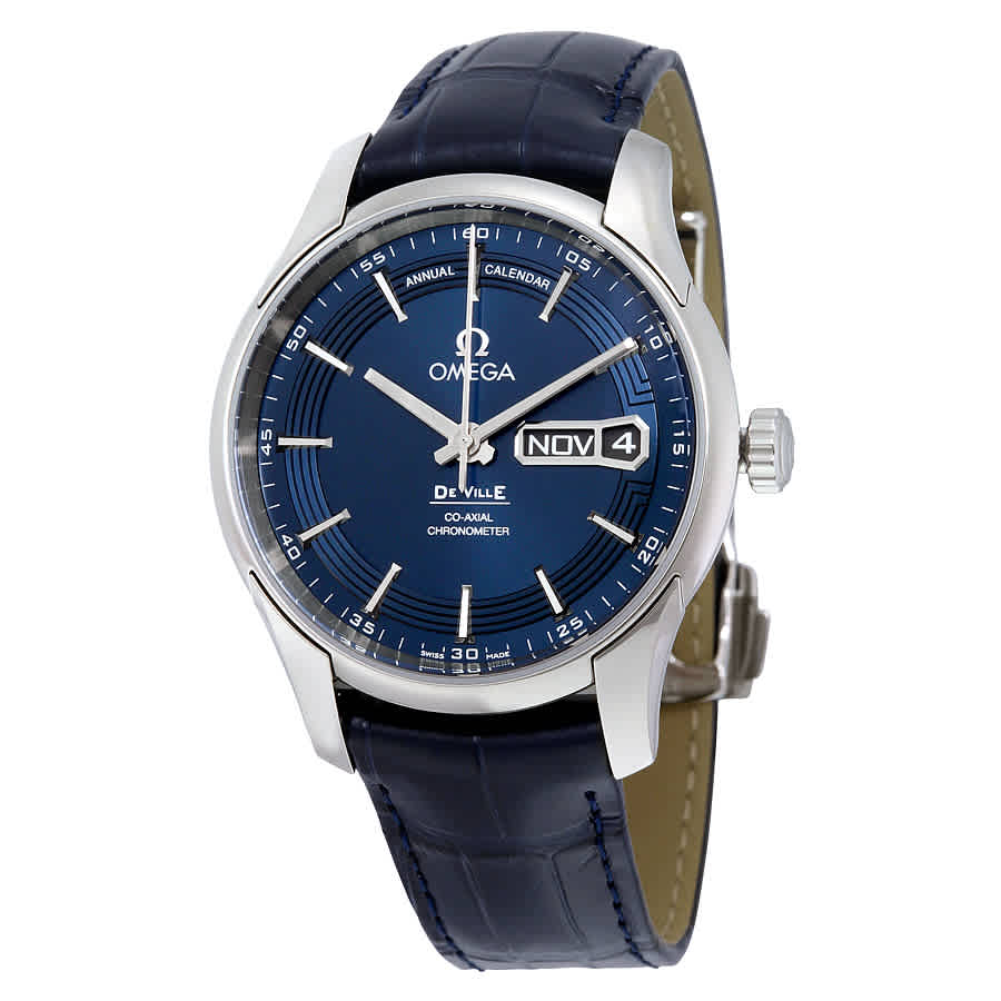 Omega De Ville Annual Calendar Automatic Chronometer Blue Dial Mens Watch 43133412203001 6750$