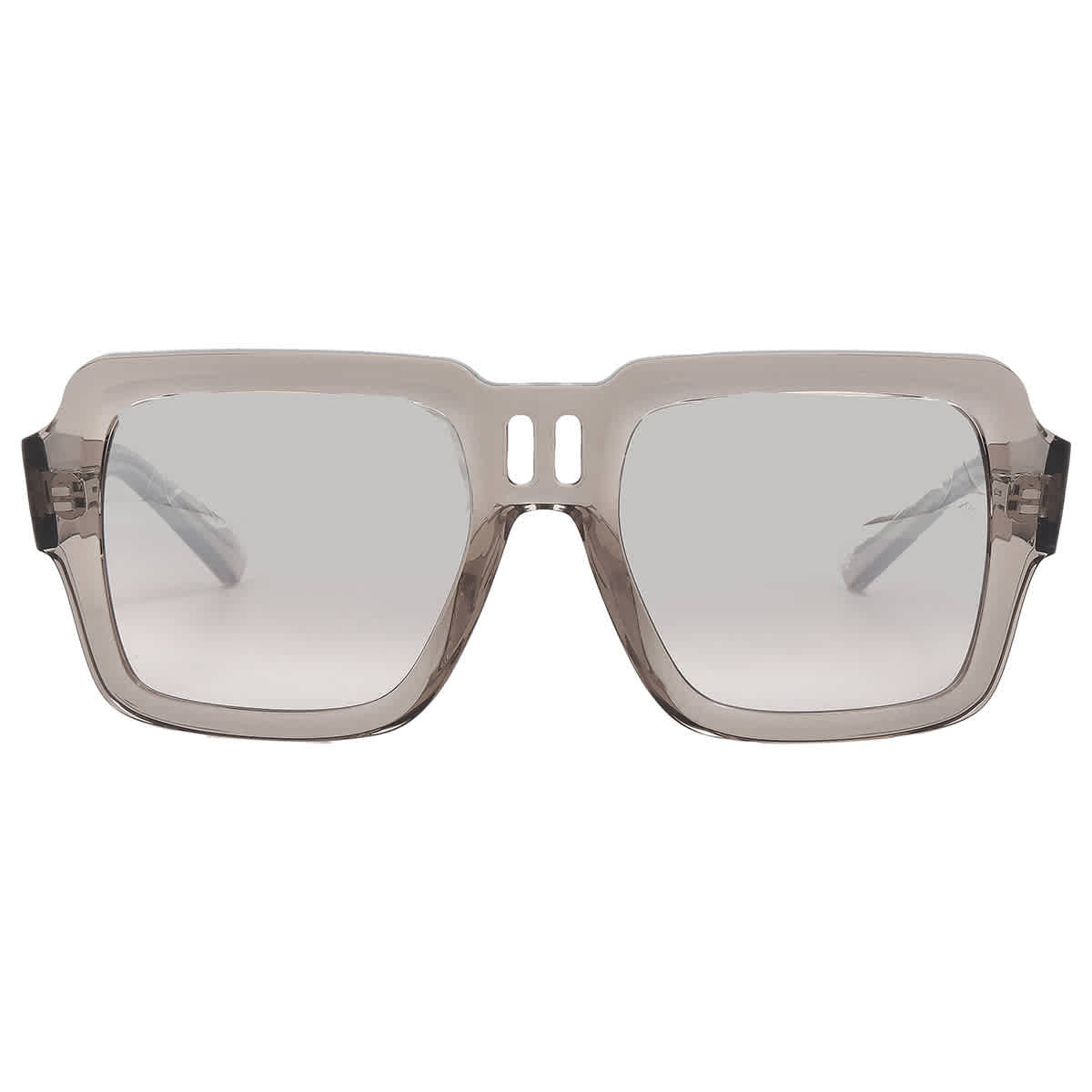 Ray Ban Magellan Bio Based Silver/Brown Gradient Mirror Square Unisex Sunglasses RB4408 67278Z 54