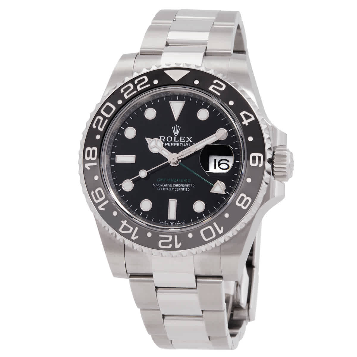 Rolex Gmt Master II Automatic Black Dial Mens Watch M126710GRNR0004