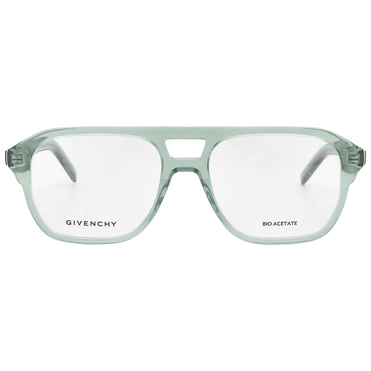 Givenchy GV50035I093 Shiny Light Green Acetate Eyeglasses — Green