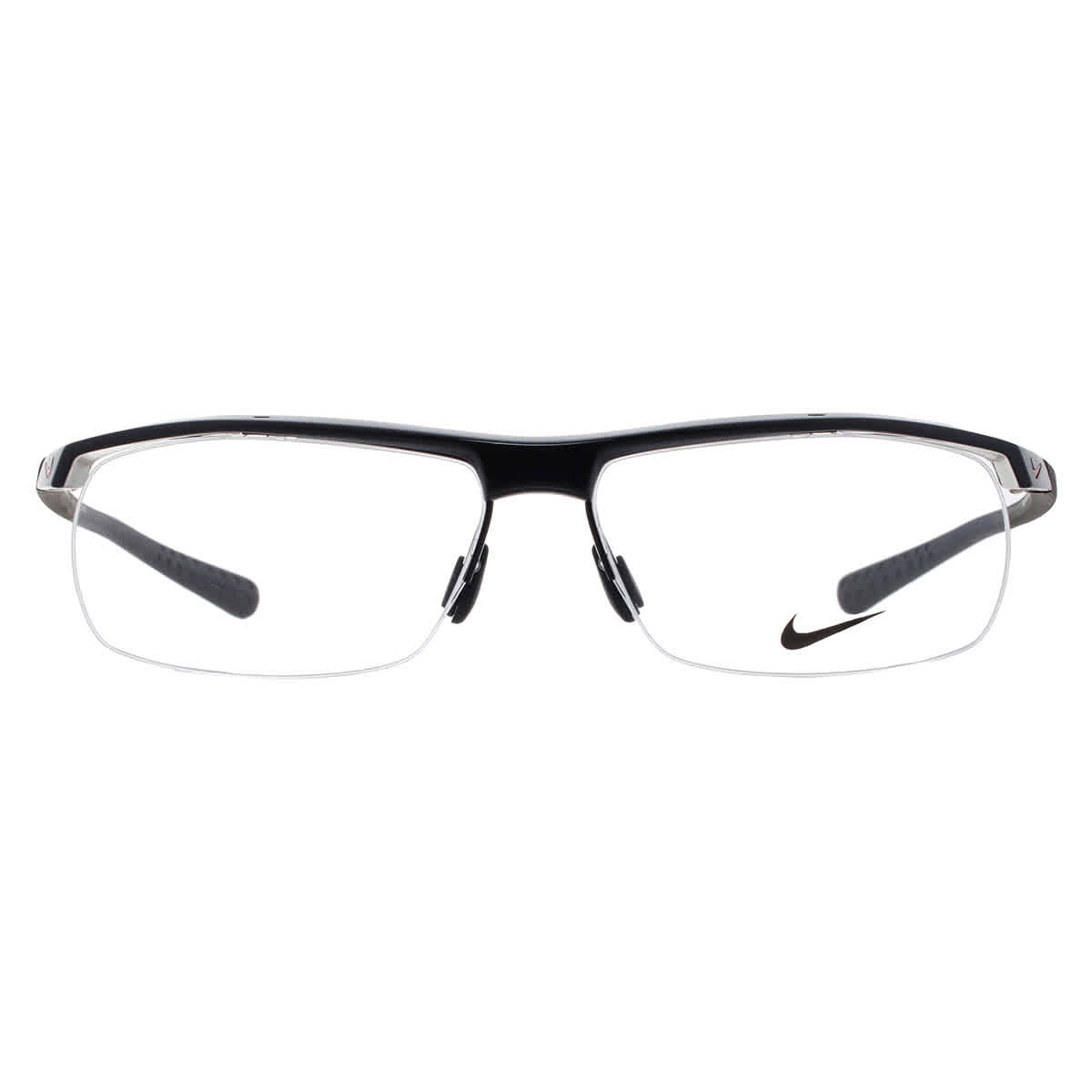 Nike Demo Rectangular Mens Eyeglasses NIKE 70712 002 57 30$