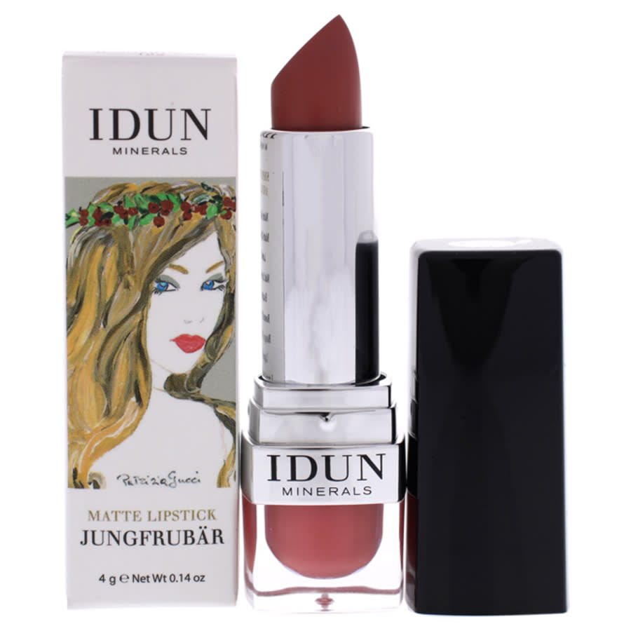 Matte Lipstick - 103 Jungfrubar by Idun Minerals for Women - 014 oz Lipstick 15$