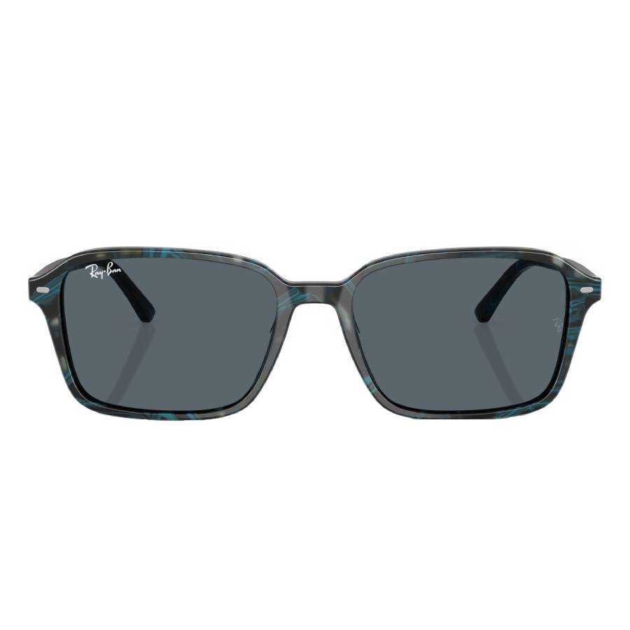 Ray-Ban Unisex Sunglass Raimond - Frame color: Transparent Fantasy Blue & Grey, Lens color: Blue