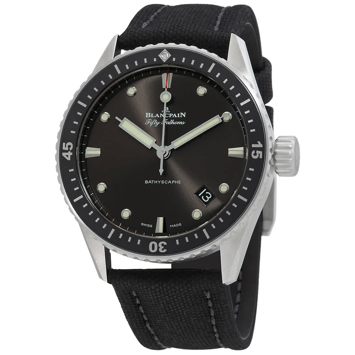 Blancpain Fifty Fathoms Meteor Automatic Mens Watch 5000-1110-B52A 8750$