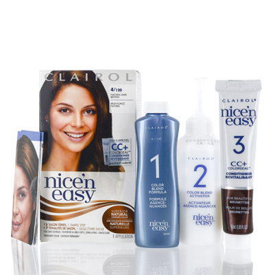 Clairol / Nice N Easy (4 / 120 Natural Dark Brown) Kit