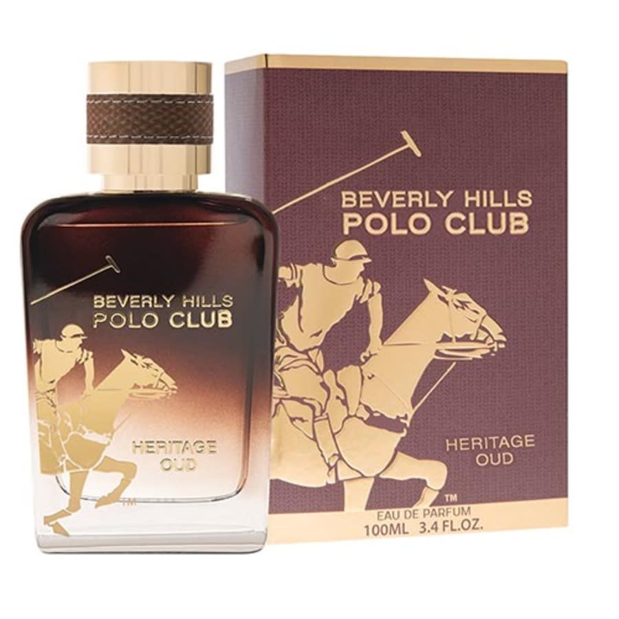 Beverly Hills Polo Club Mens Heritage Oud EDP Spray 3.38 oz Fragrances 6291107160788