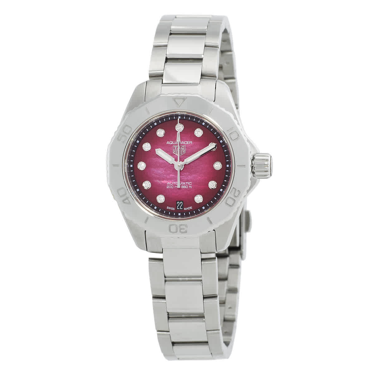 Tag Heuer Aquaracer Professional 200 Automatic Diamond Red Dial - Main Image