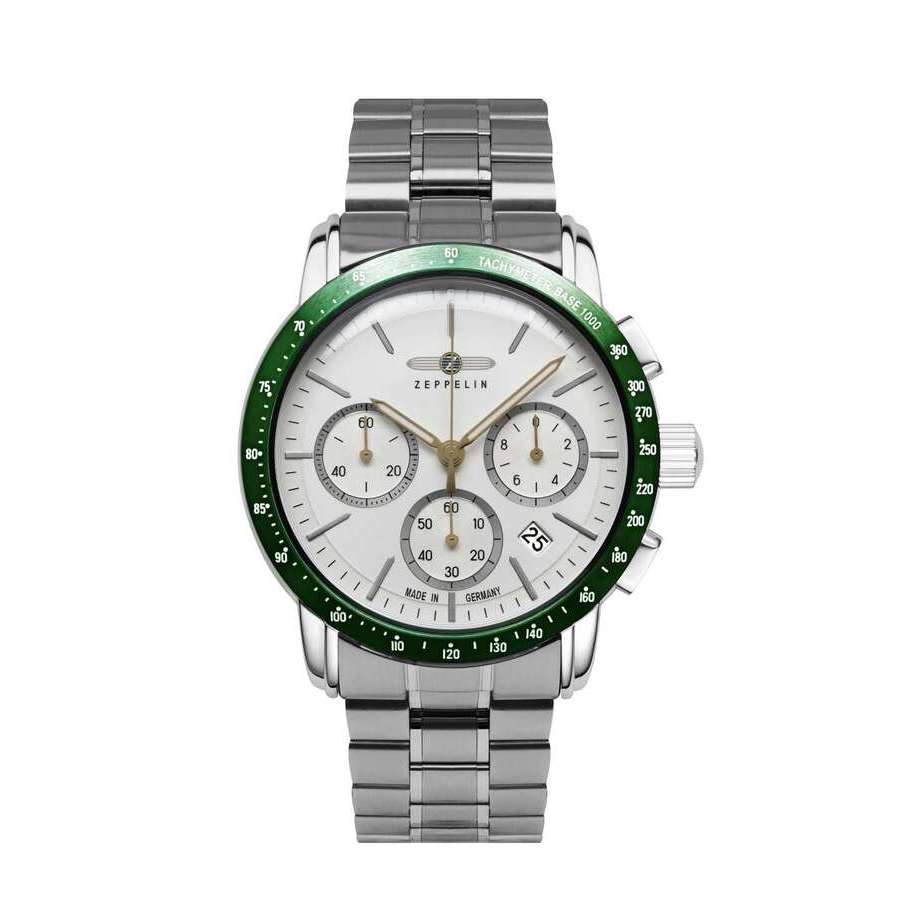 Zeppelin New York White Dial Mens Watch 8878MB4