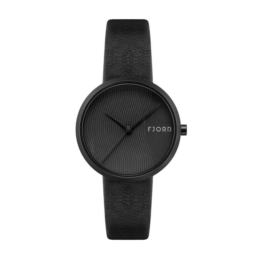 Fjord Laurens Black Dial Ladies Watch FJ-6059-02