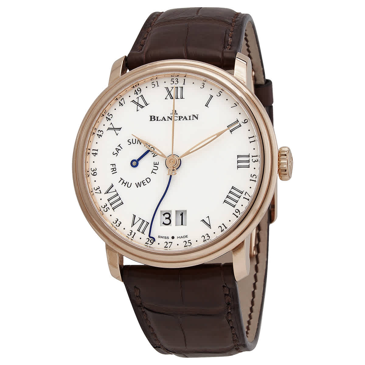 Blancpain Villeret Automatic White Dial Mens Watch 6637-3631-55B 19500$