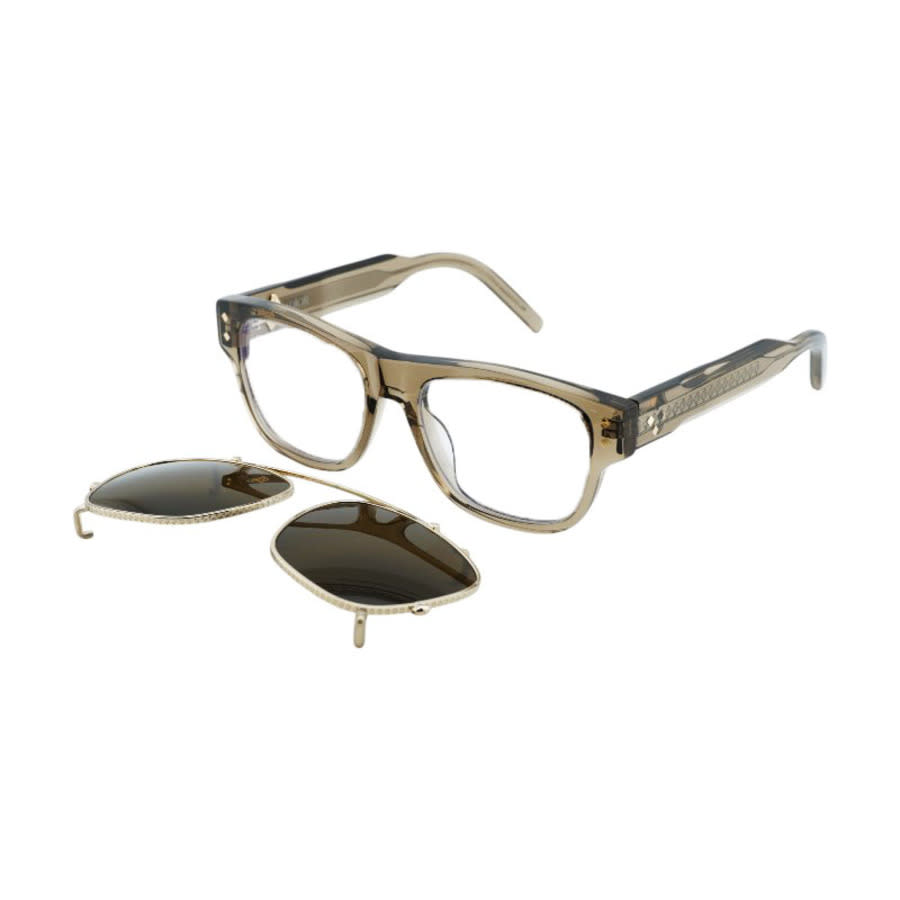 Dior Mens Black Square Eyeglass Frames CDDIAMONDOS10I 64BB