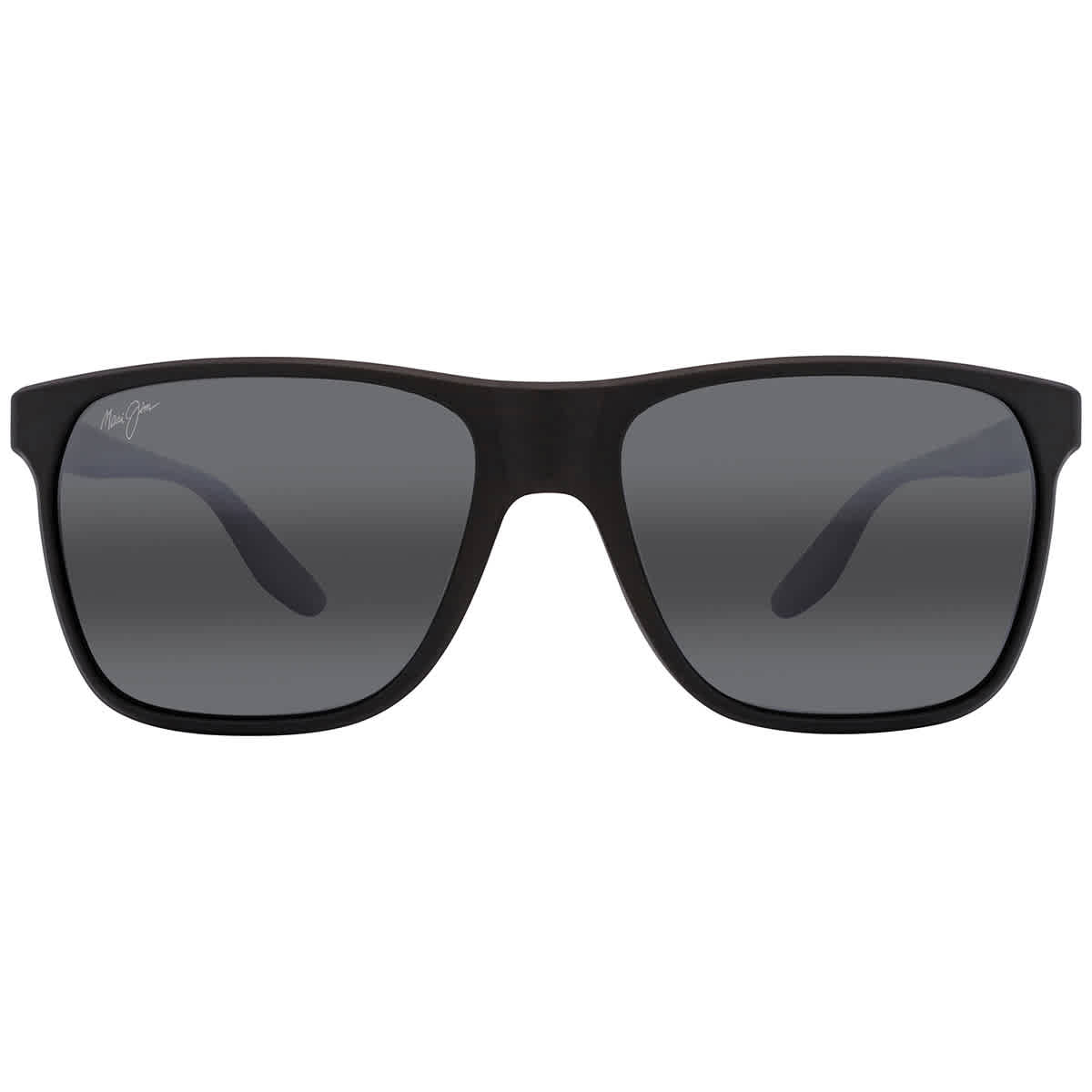 Maui Jim Pailolo Black Nylon Rectangular Grey Unisex Sunglasses 603-02 603-02