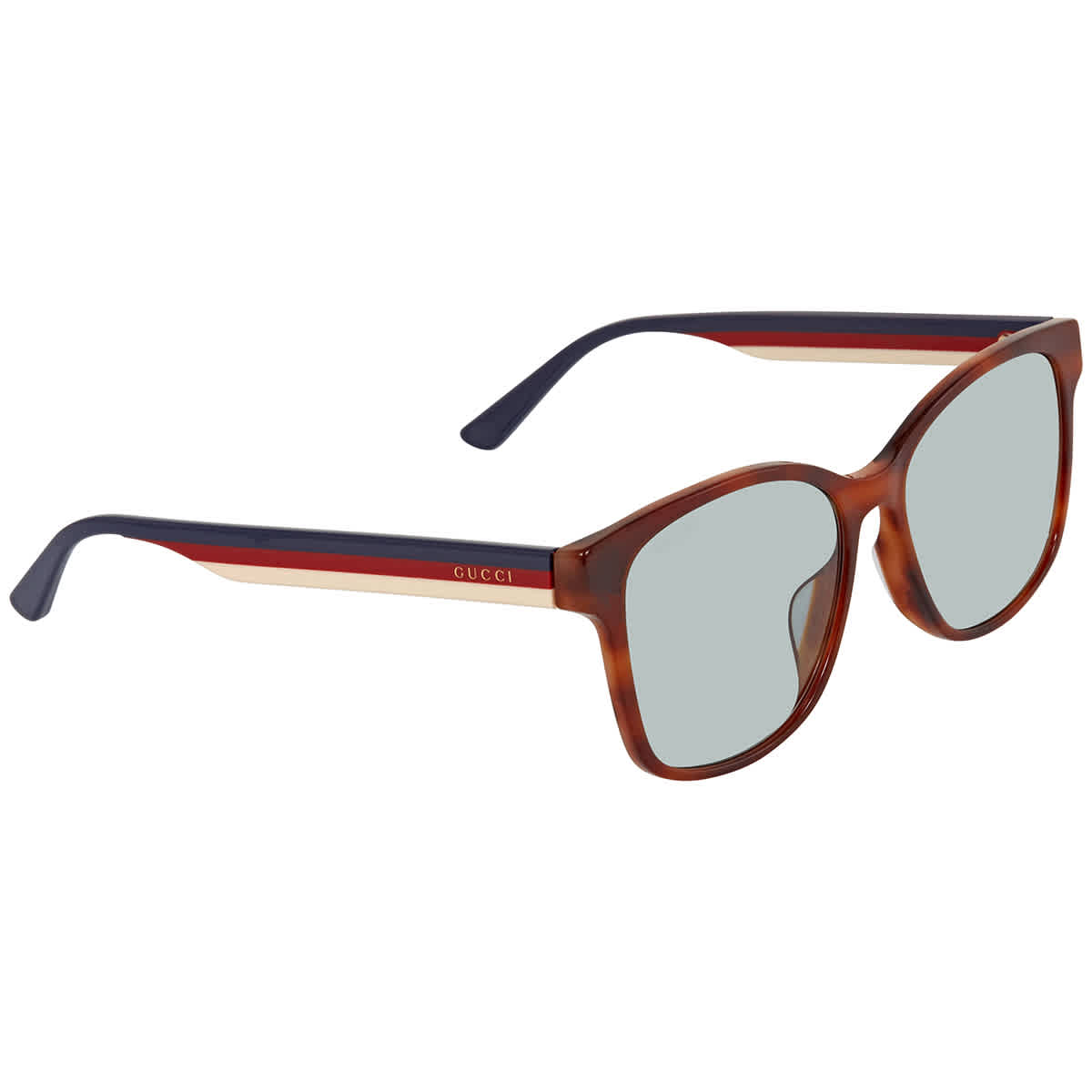 gucci blue square sunglasses