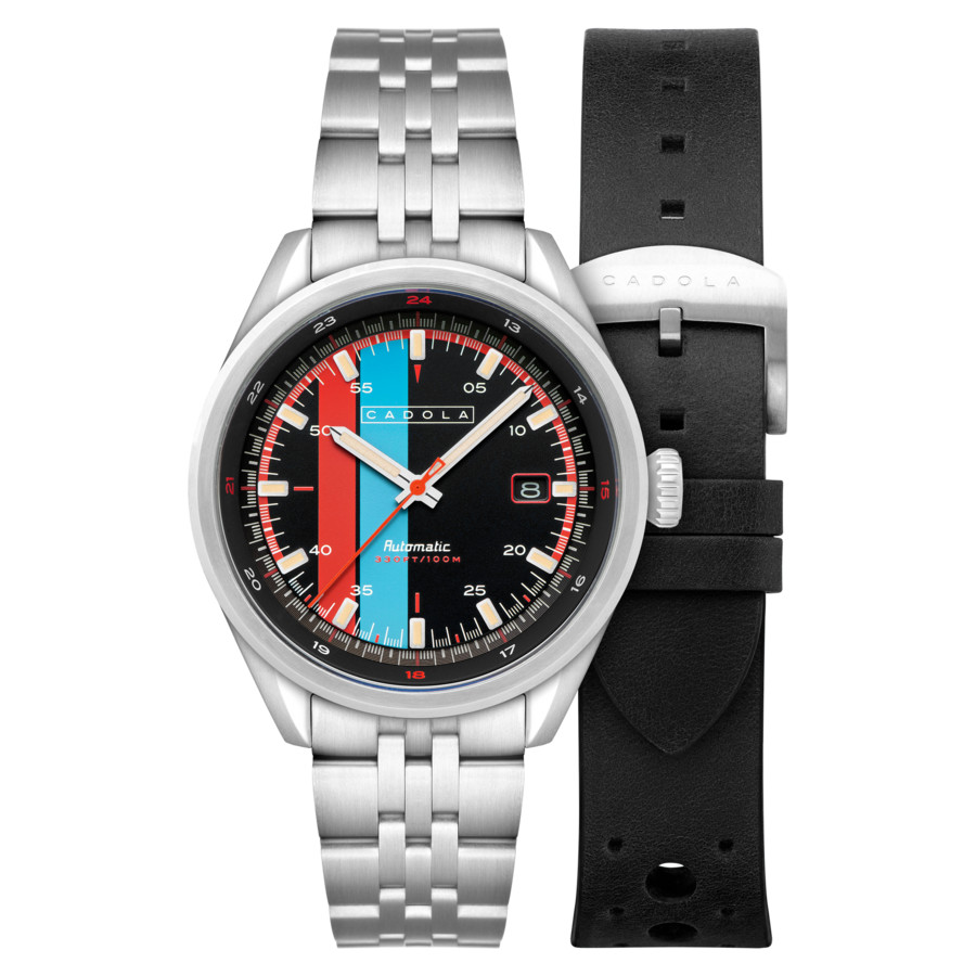 Cadola Pista Automatic Black Dial Mens Watch CD-1031-33