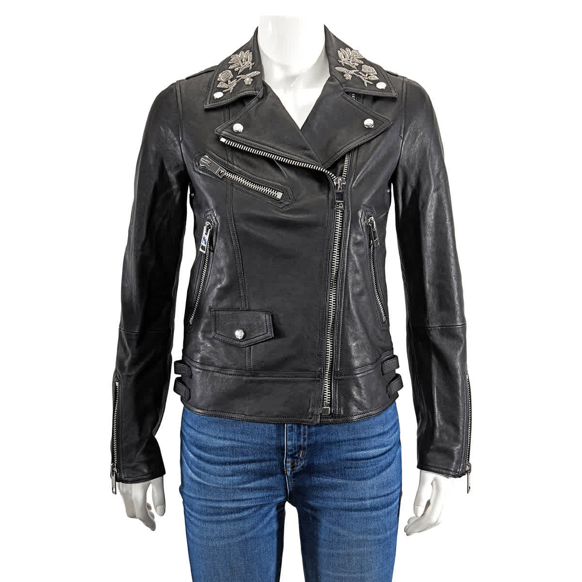 burberry leather jacket ladies