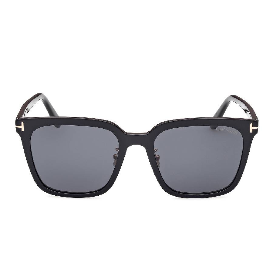 Tom Ford Unisex Sunglass FT1132-K -  Frame color: Black Shiny, Lens color: Grey