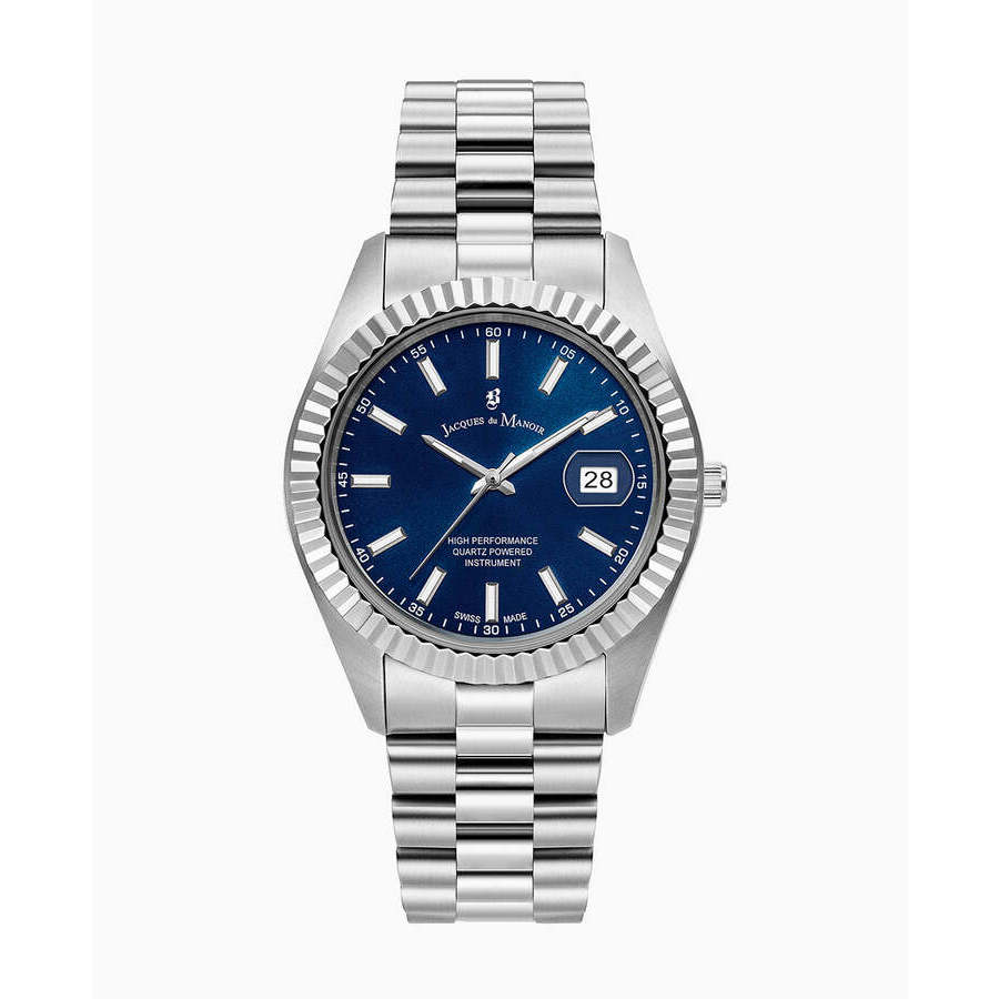 Jacques Du Manoir Inspiration Business Blue Dial Unisex Watch JWN01701