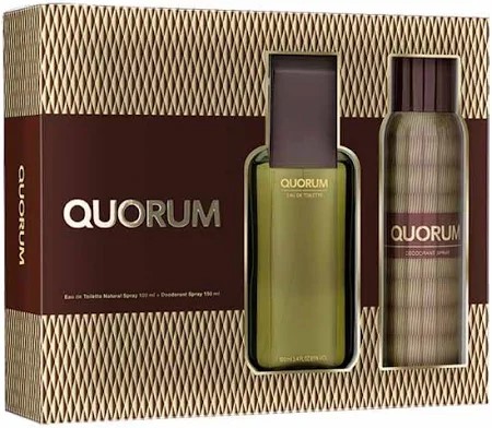 Puig Mens Quorum Gift Set Fragrances 8411061011072