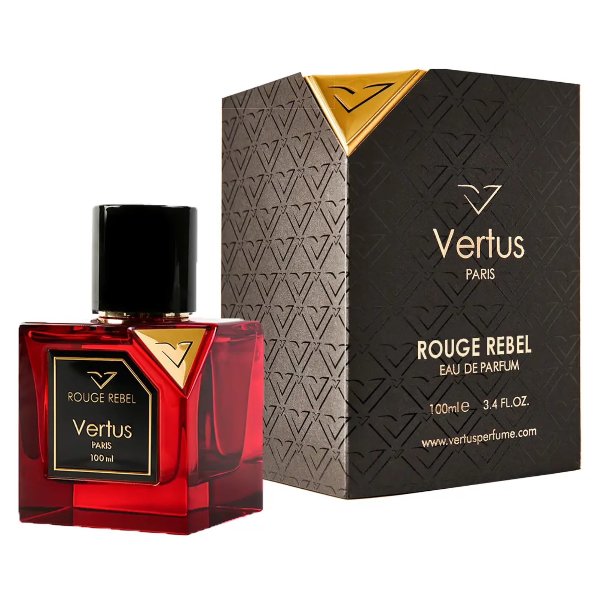 Vertus Paris Unisex Rouge Rebel EDP 34 oz Fragrances 3612345681270 150$