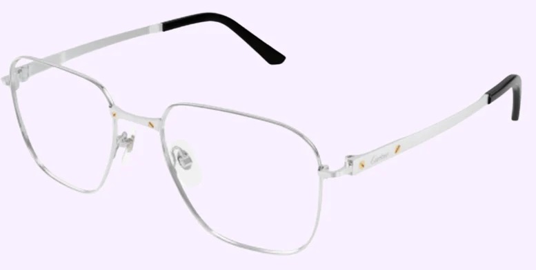 Cartier Santos de Cartier Demo Square Mens Eyeglasses CT0553O 006 56 1100$