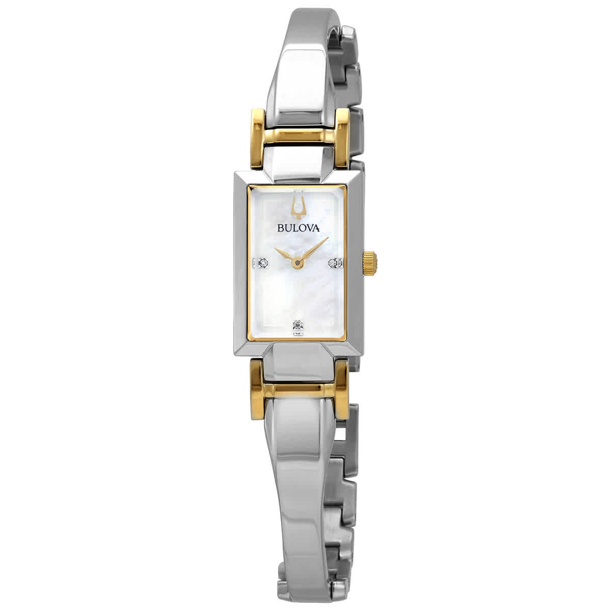 Bulova Classic Quartz Diamond Mother of Pearl Dial Ladies Watch 98P188 179$