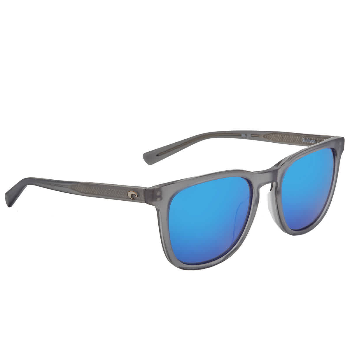 Costa Del Mar Costa Sullivan Matte Gray Crystal Sunglasses w/Blue Mirror 580G Lenses 06S2002-20020152