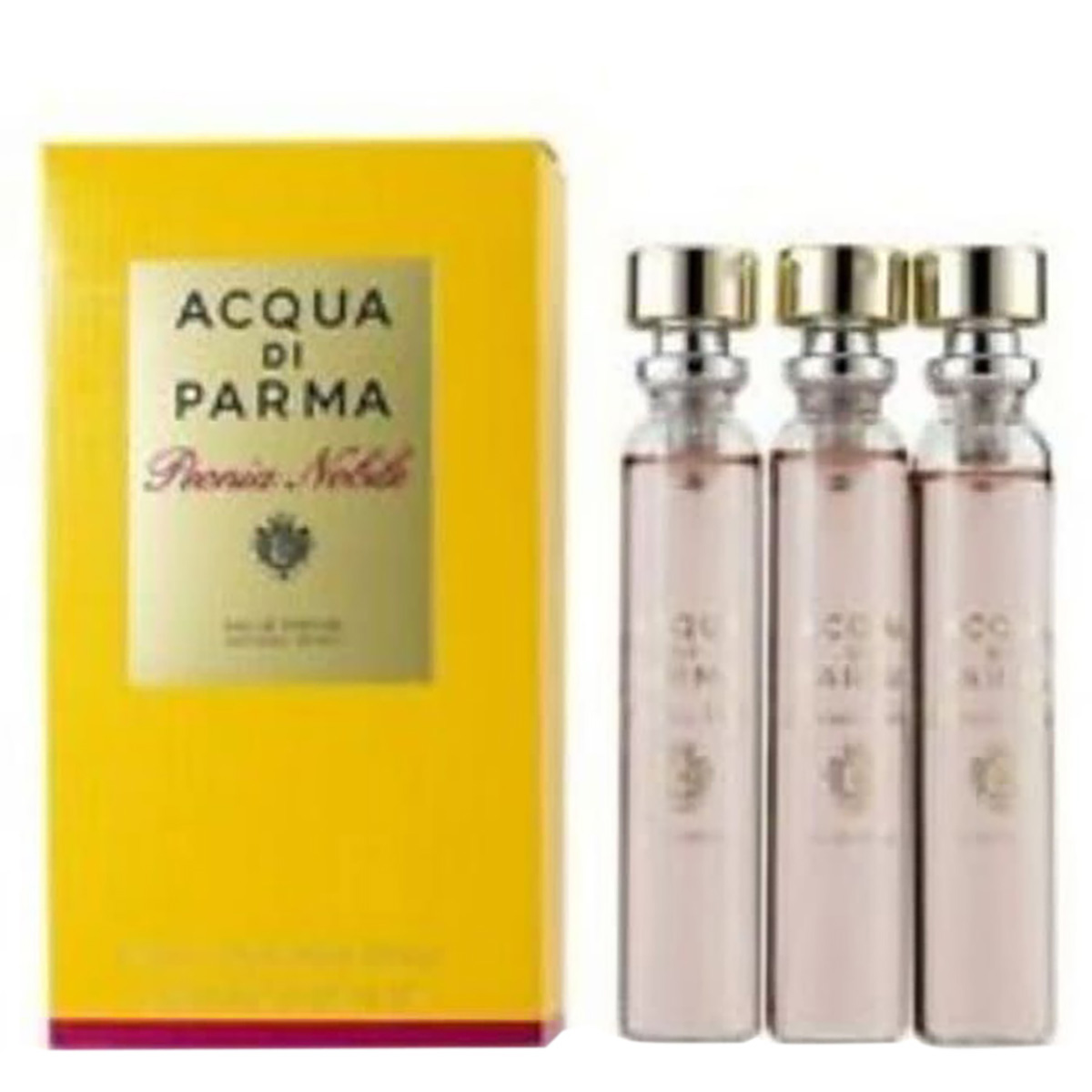 Acqua Di Parma Ladies Rosa Nobile Leather Purse Gift Set Refills Fragrances 8028713490040