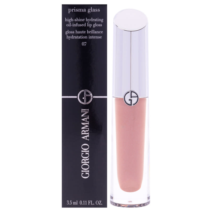 Giorgio Armani Ladies Prisma Glass Lip Gloss 0.11 oz 07 Nude Glow Makeup 3614274183306