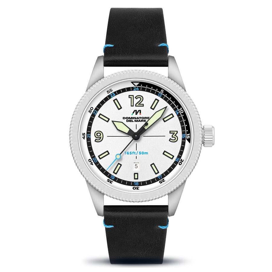 Dominatore Del Mare Aviatore Quartz White Dial Mens Watch DD-8021-05