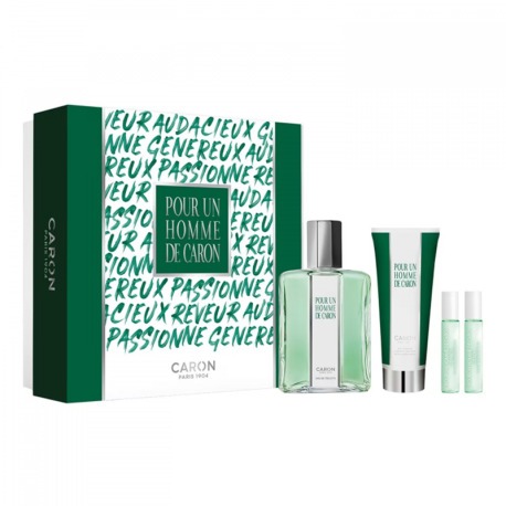Caron Mens Pour Un Homme Gift Set Fragrances 3387952099281
