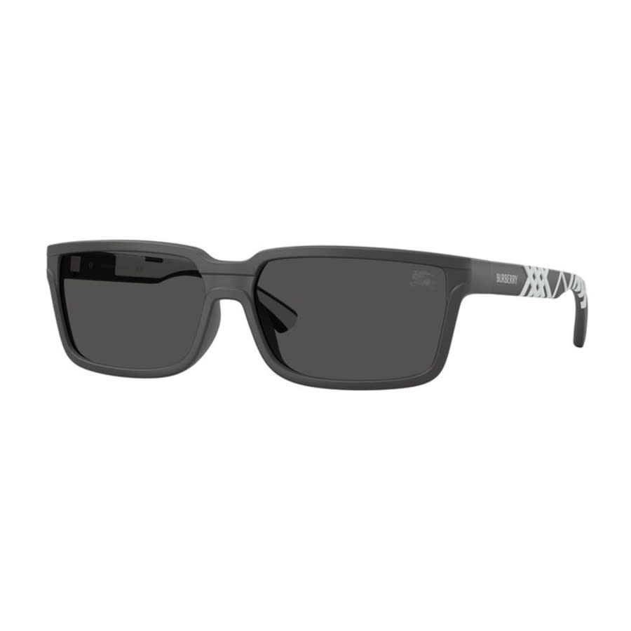 Burberry Man Sunglass BE4495D - Frame color: Matte Grey, Lens color: Dark Grey